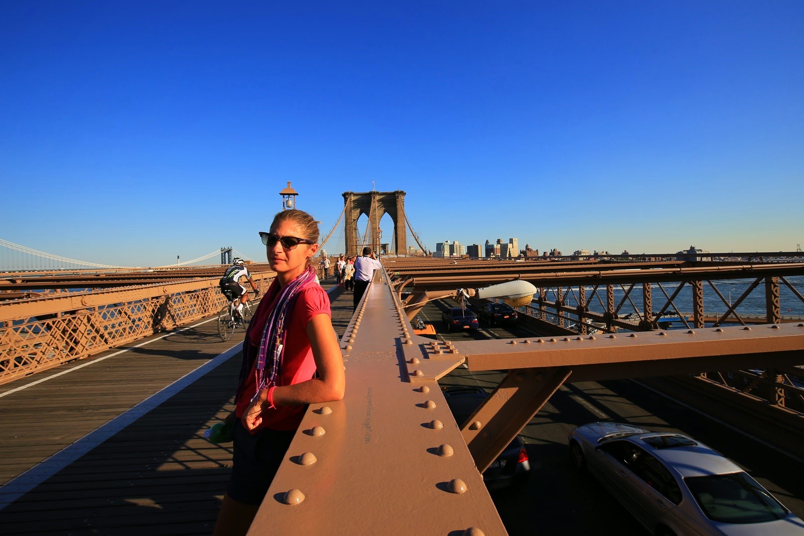 Sur le Brooklyn Bridge