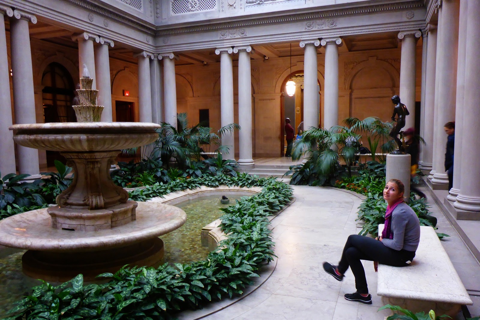 La cour intérieure et la fontaine de la Frick Collection