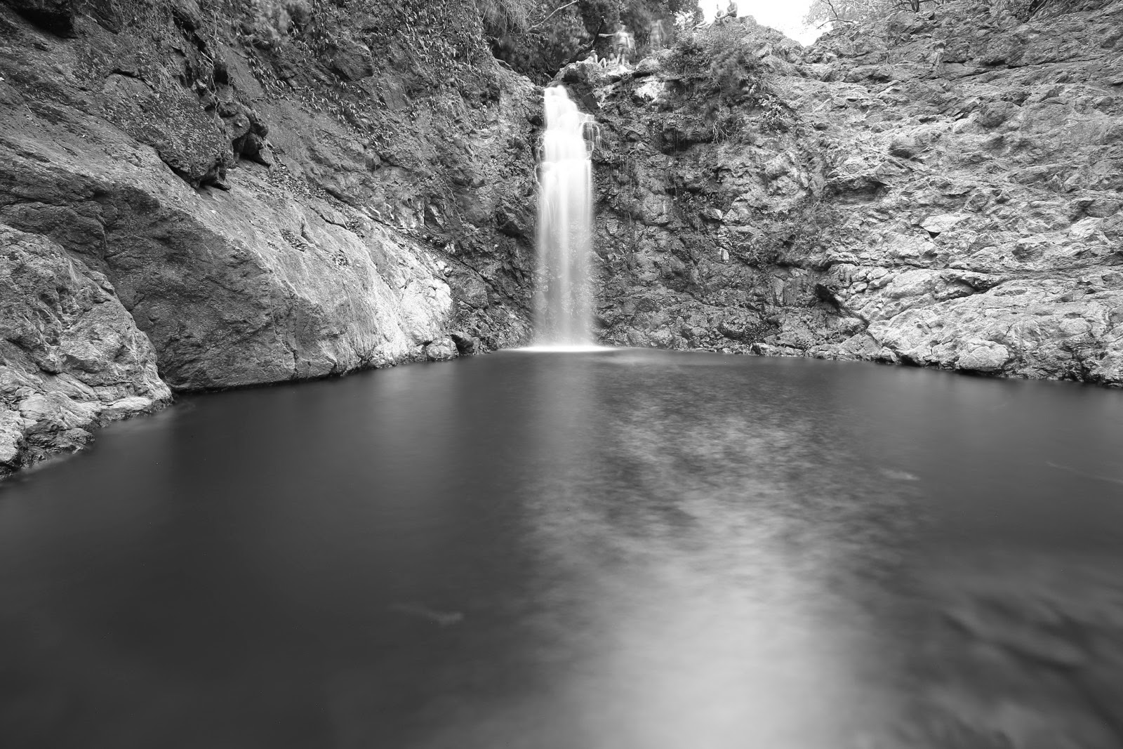 Le bassin de la cascade de Montezuma