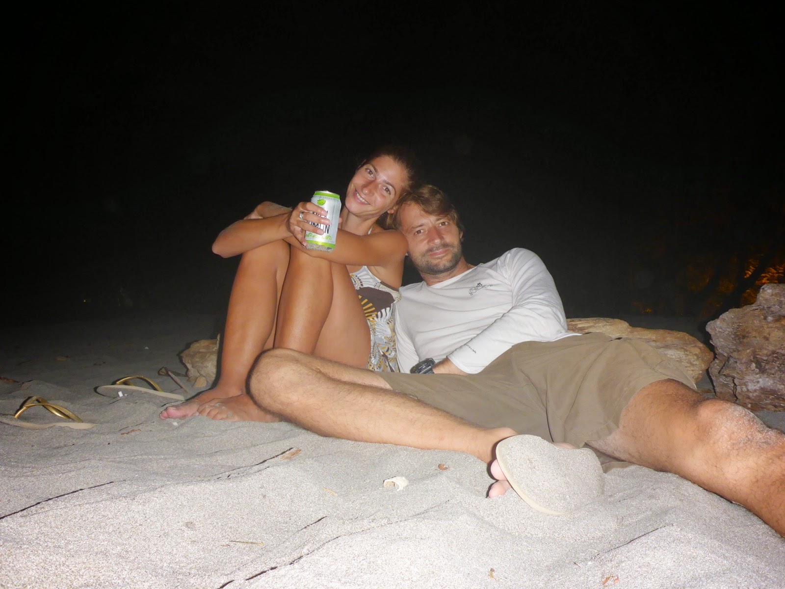 Soirée sur la plage de Montezuma
