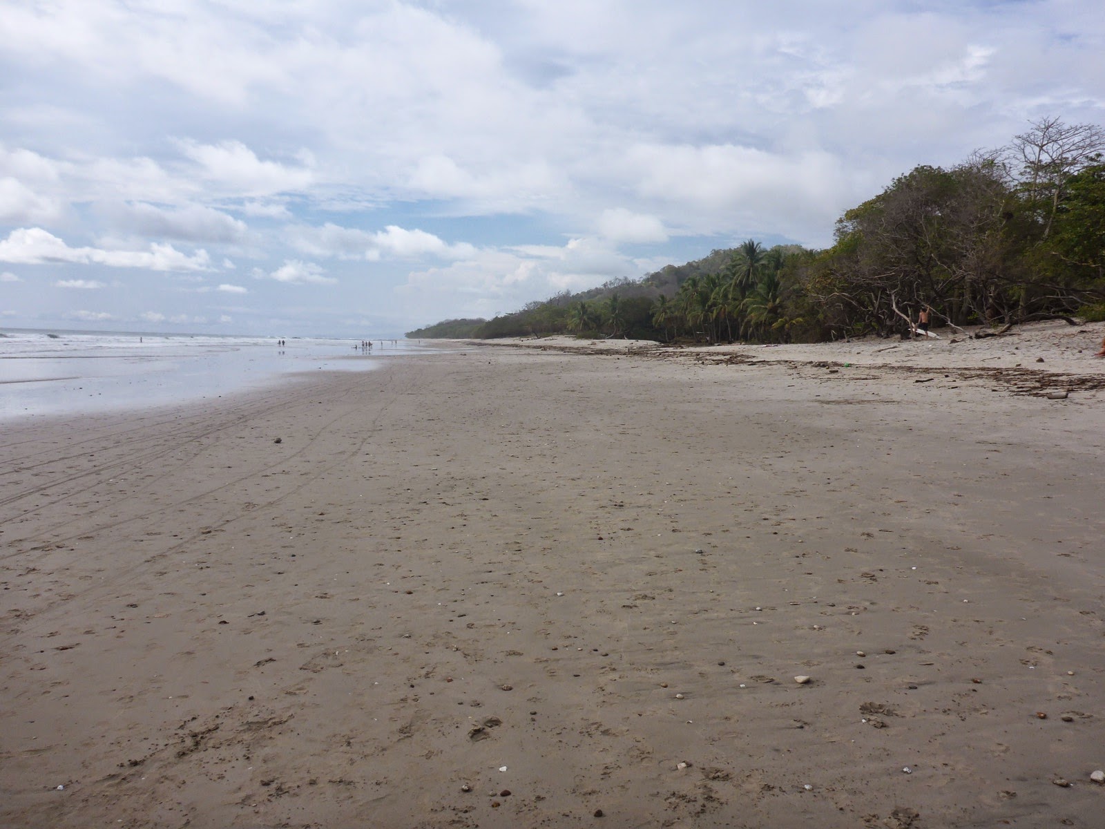 La large plage de Santa Teresa