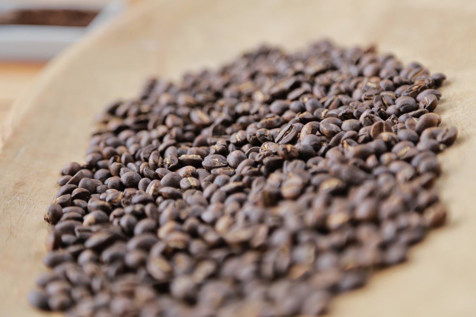 Grains de café torréfiés