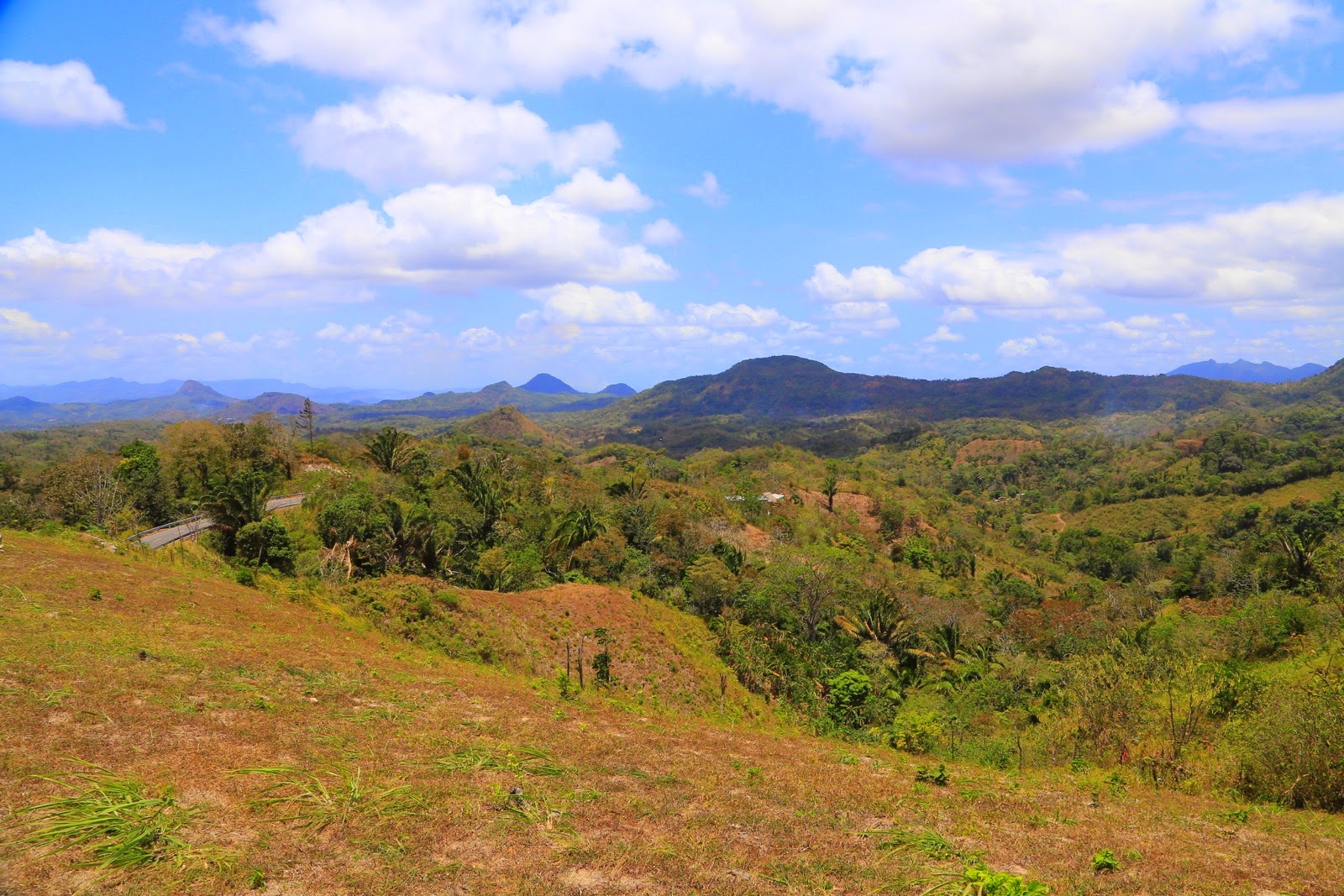 Paysage vallonné de la province de Coclé