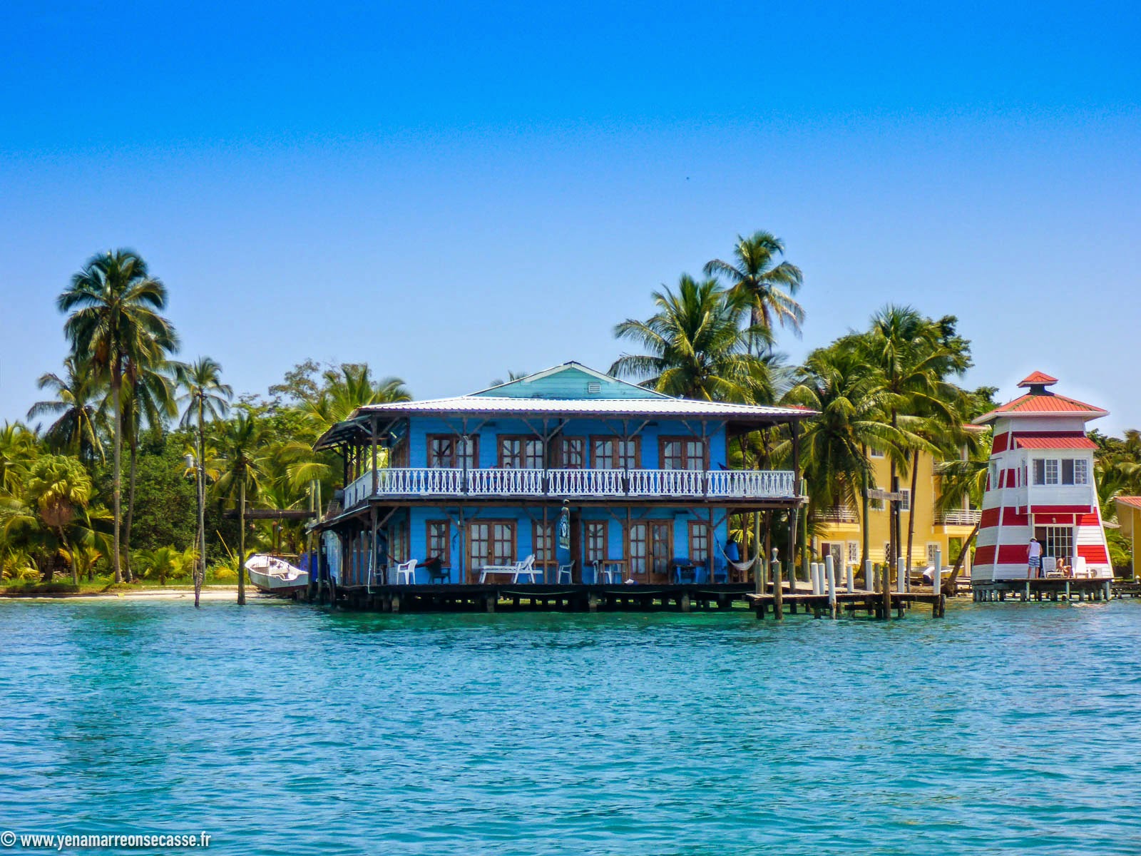 Maisons sur pilotis colorées de Bocas del Toro
