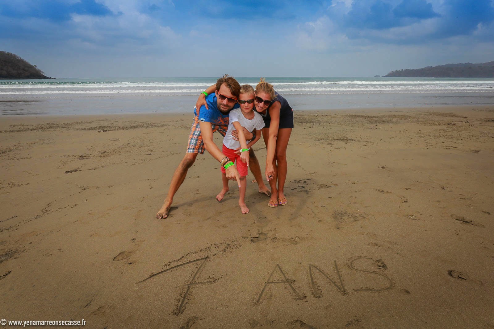 Sept ans écrit dans le sable
