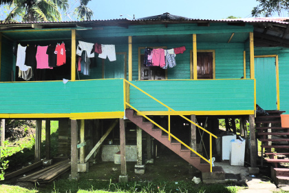 Notre cabane en bois sur pilotis sur l’île de Bastimentos