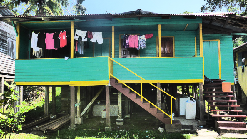 Notre cabane en bois sur pilotis sur l’île de Bastimentos