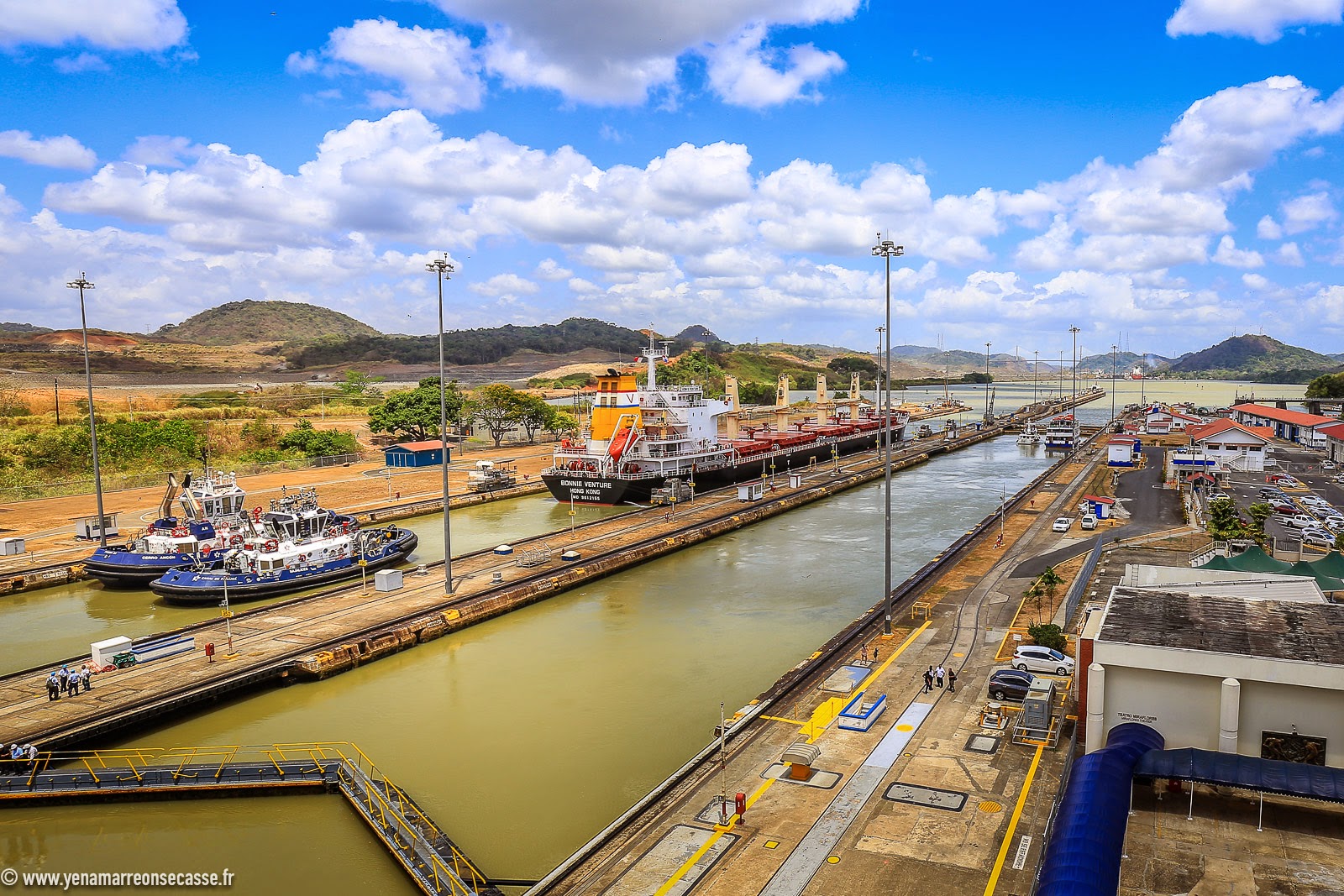 Les écluses de Miraflores sur le canal de Panama