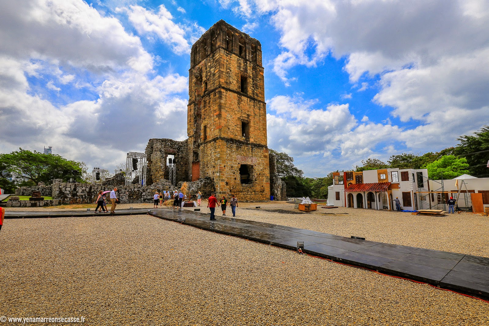 Tour de la cathédrale en ruine de Panama Viejo
