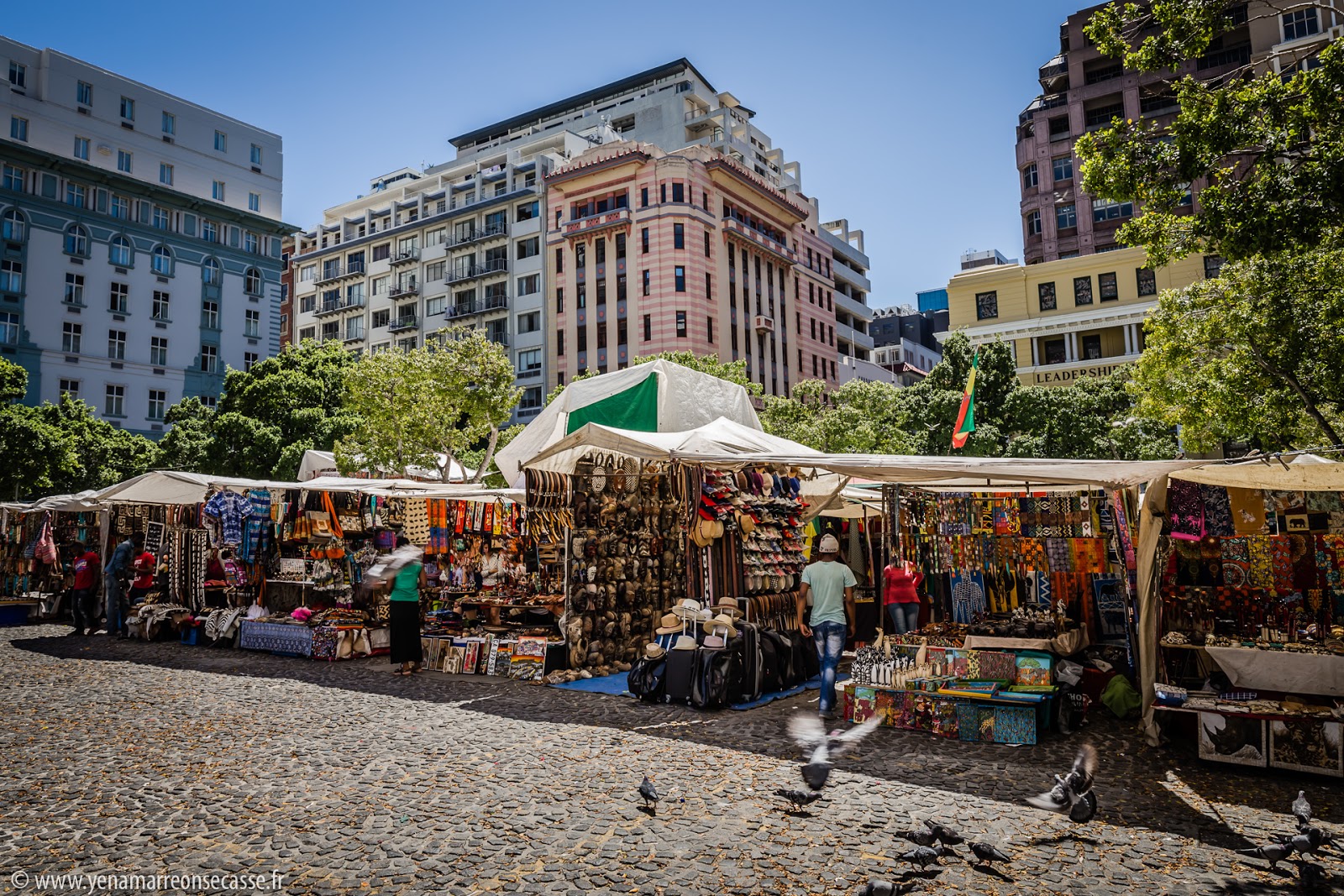 Stands du marché d’artisans