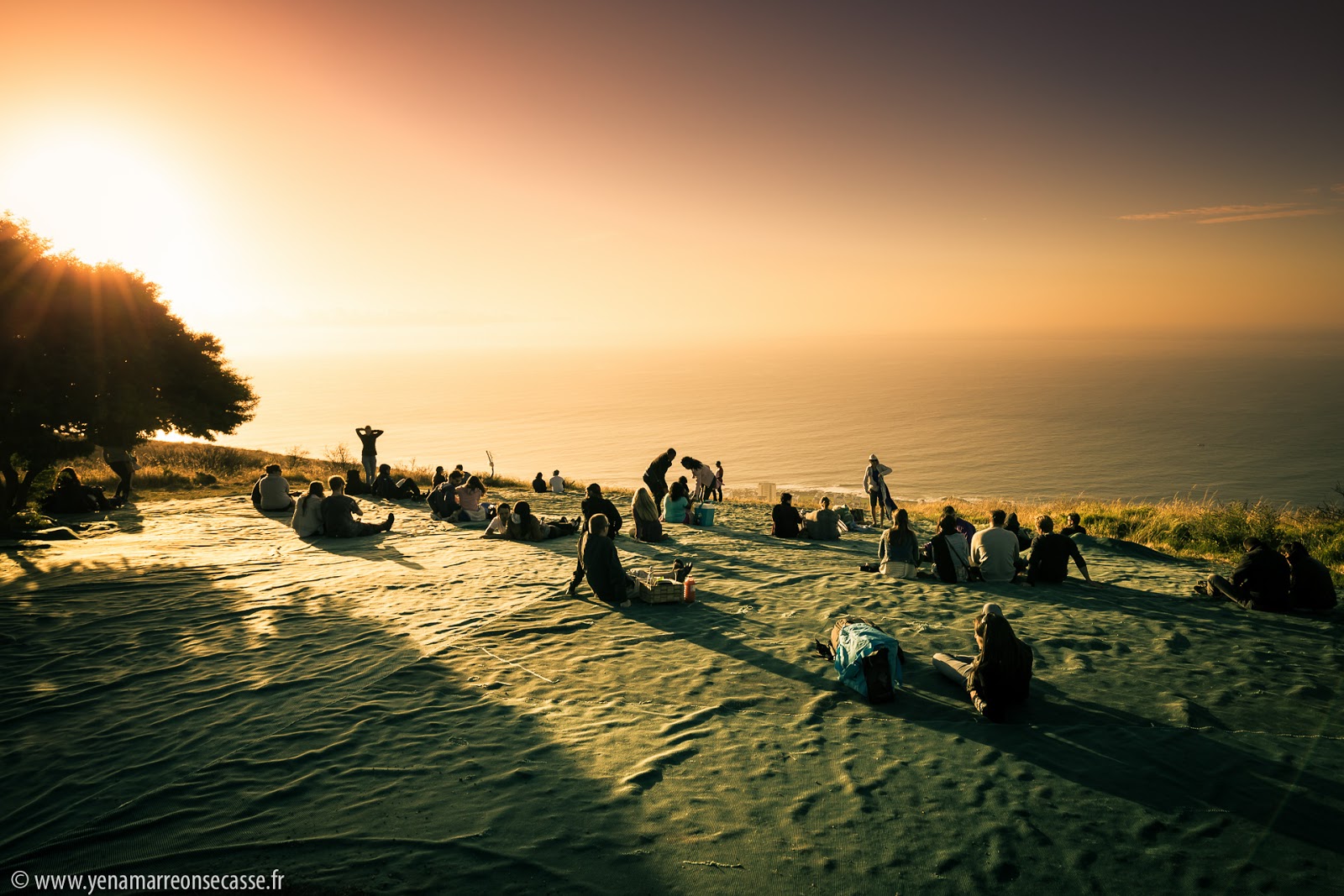 Coucher de soleil sur Signal Hill