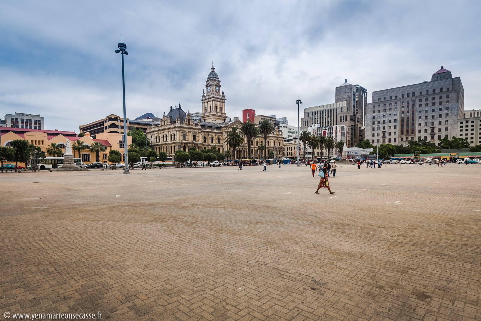 Grand Parade et le City Hall de Cape Town