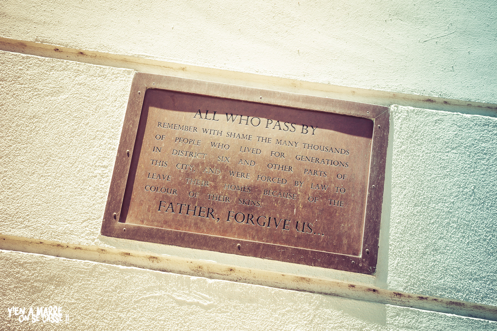 Plaque commémorative du District Six