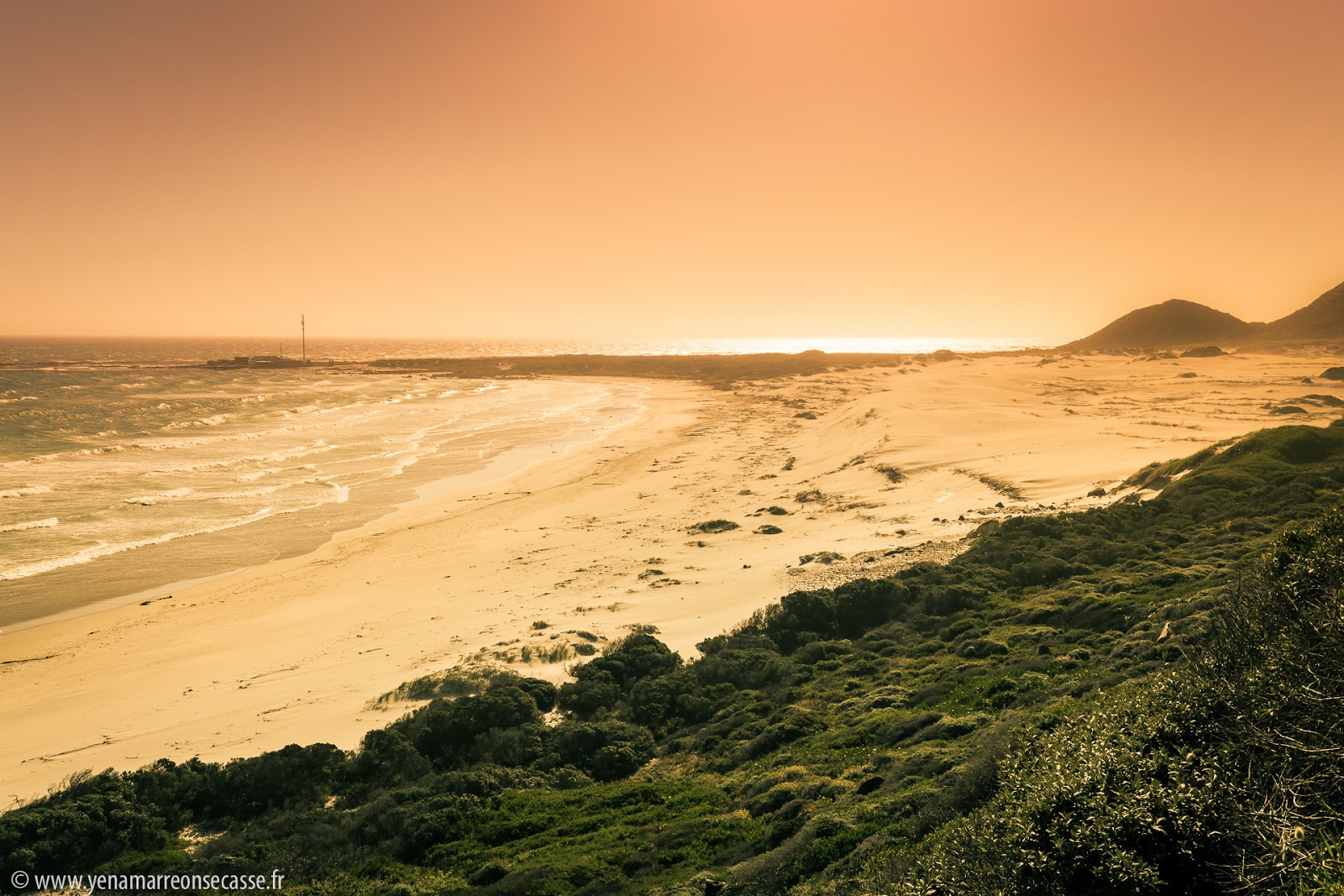 Dunes au coucher du soleil