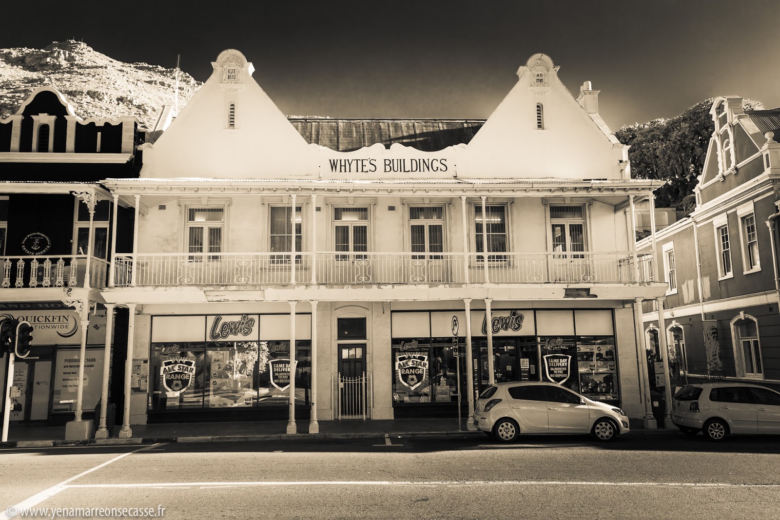 Façade victorienne de Simon’s Town