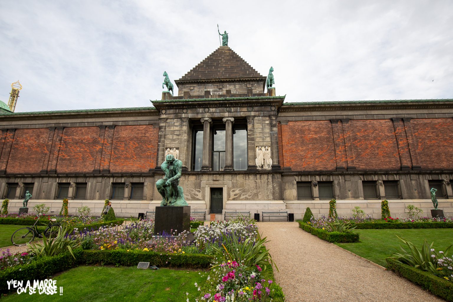 Façade et jardin de la Ny Carlsberg Glyptotek