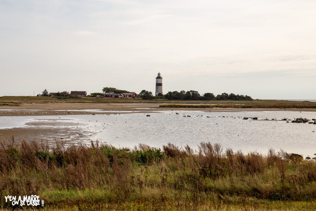 Le phare de Morups Tånge sur la côte ouest de la Suède