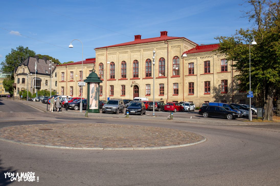 Place et bâtiment ancien du centre de Göteborg