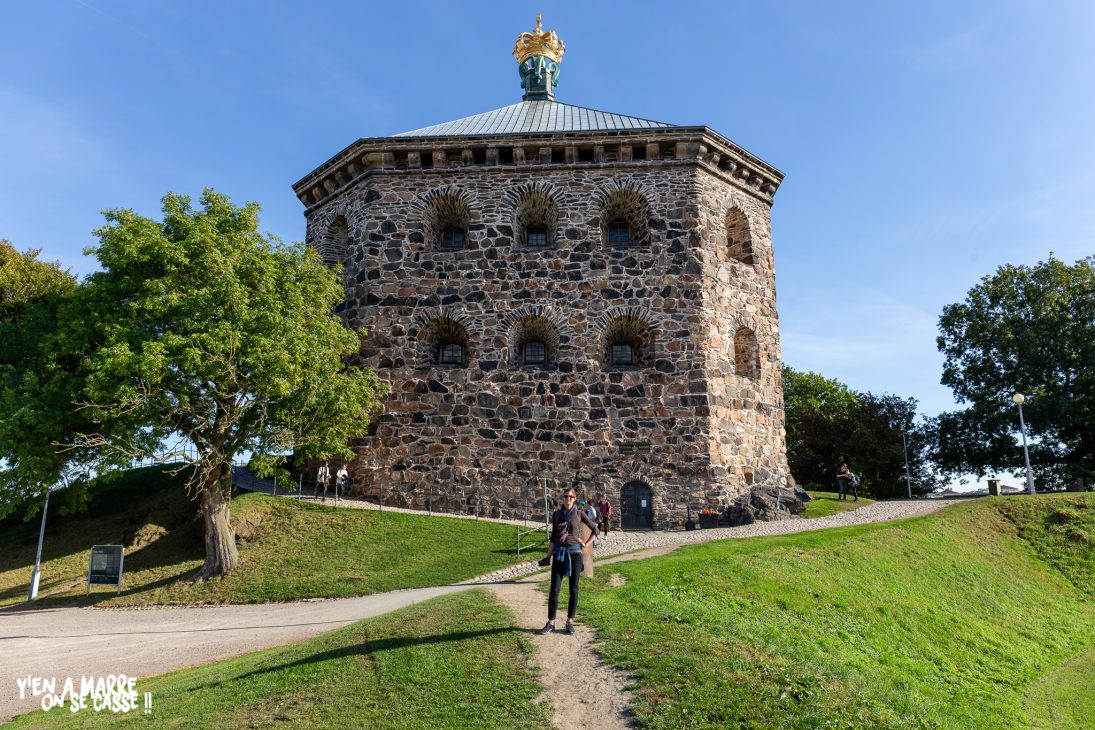 Skansen Kronan et sa couronne dorée