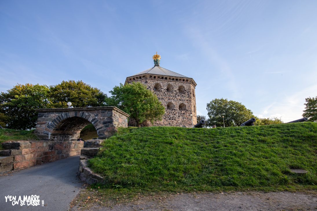 La fortification de Skansen Kronan sur sa colline