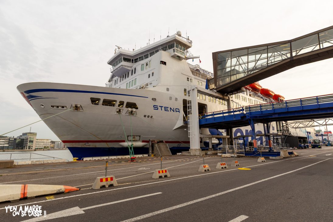 Le ferry Stena Line au terminal de Göteborg